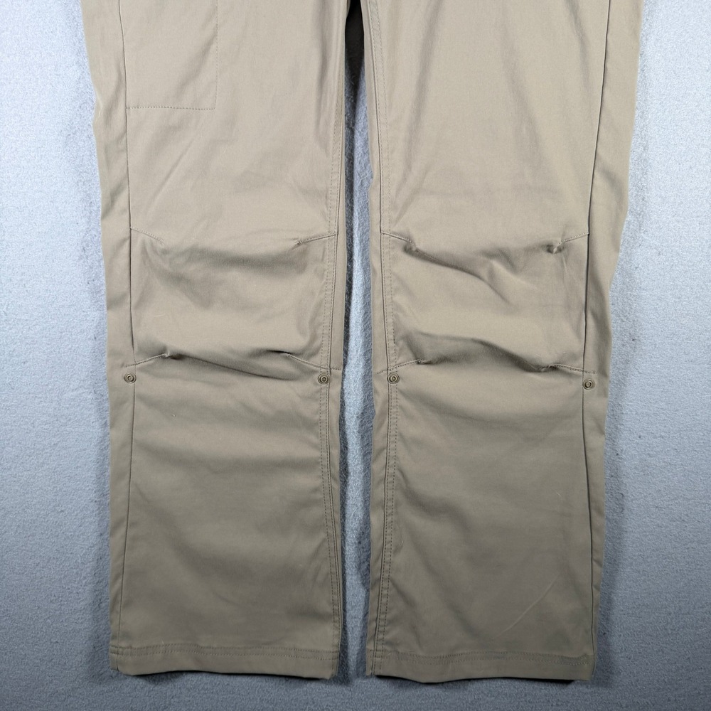 Prana Halle Hiking Pants Dark Khaki Womens 14 Short W4HASH113 Stretch Zion - Picture 4 of 16